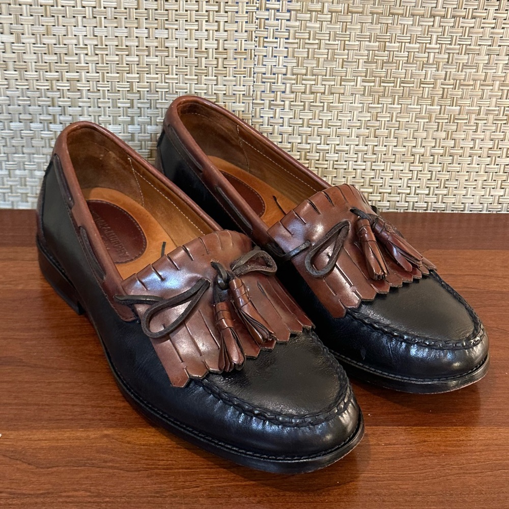 🌟2xHP🌟Johnston & Murphy Kiltie Tassel Signature Series Leather Loafers 20-6145